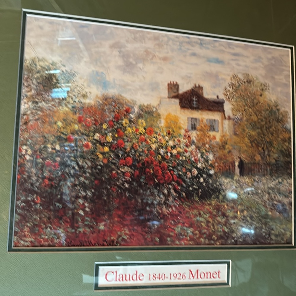1840-1926 Claude Monet painting